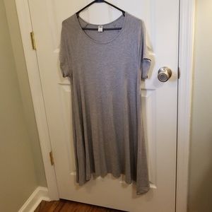 Gray swing dress